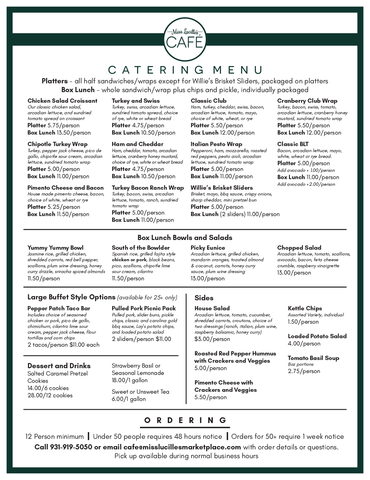 07112022_CateringMenu@2x Miss Lucille's Cafe Menu
